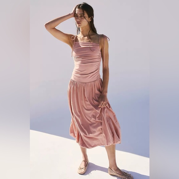 Free People Dresses & Skirts - Free People • Liza Drop-Waist Midi Dress